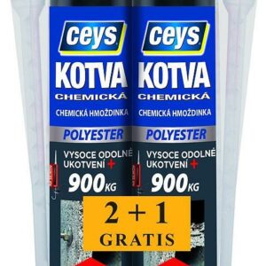 Kemično sidro Ceys Polyester - 2+1 brezplačno, 300 ml
