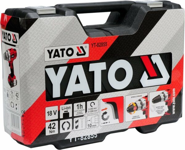AKU vrtalnik YATO 18V LI-ION | YT-82855