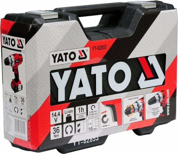 Akumulatorski izvijač YATO 14,4 V 2x LI-ION | YT-82853