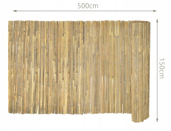 Bambusova preproga - naravna ograja | 1,5x5 m