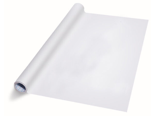 Bela samolepilna folija - bela tabla + marker | 200x45cm