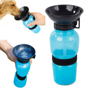 Potovalna / pohodniška steklenička za vodo za psa | 0,5L