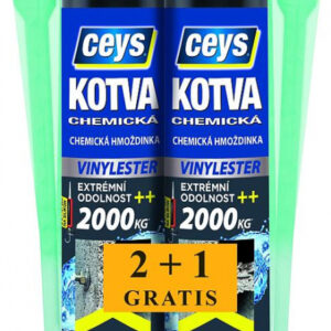 Kemično sidro Ceys Vinylester - 2+1 brezplačno, 300 ml