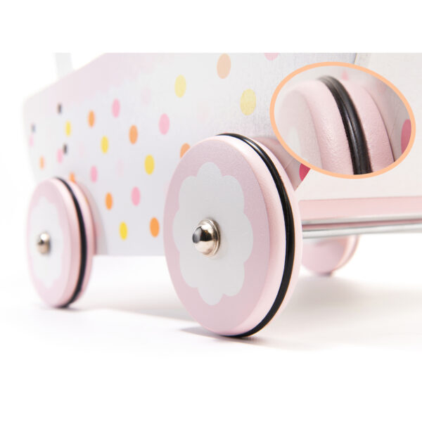 Walker - voziček za lutke | roza