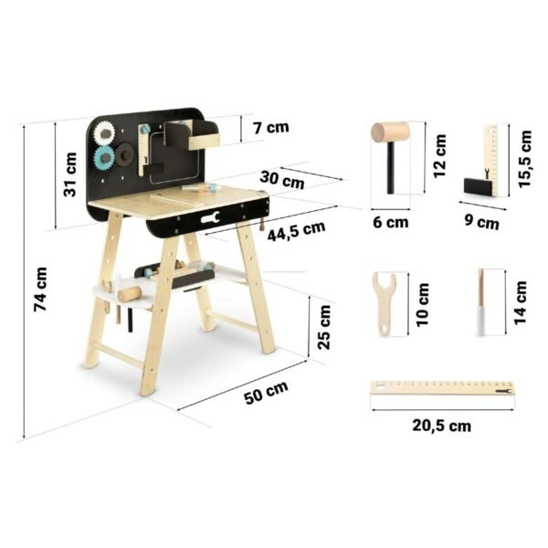 Otroška lesena delavnica | + komplet orodja