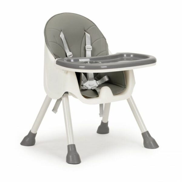 Otroški jedilni stol - do 50 kg | sivo-bela