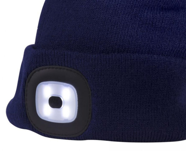 Otroška modra kapa z LED lučko | Strend Pro Albacore kid