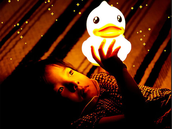 Otroška nočna svetilka LED - račka | MH-24080