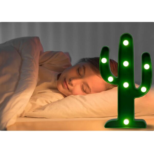 Ricokids otroška nočna svetilka LED | kaktus