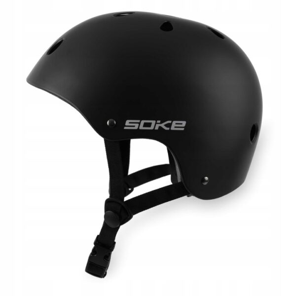 Otroška zaščitna športna čelada Inline - Skate 50-54cm S | črna