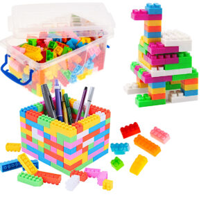 Otroški gradbeni set v škatli | 240 blokov