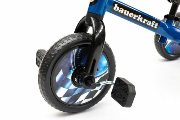 Otroški tricikel - kolo in skuter 3v1 | modro-črna