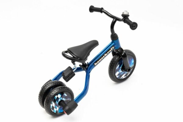 Otroški tricikel - kolo in skuter 3v1 | modro-črna
