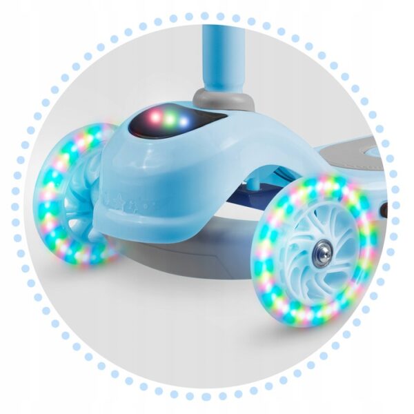 Otroški tricikel z osvetlitvijo LED | modra