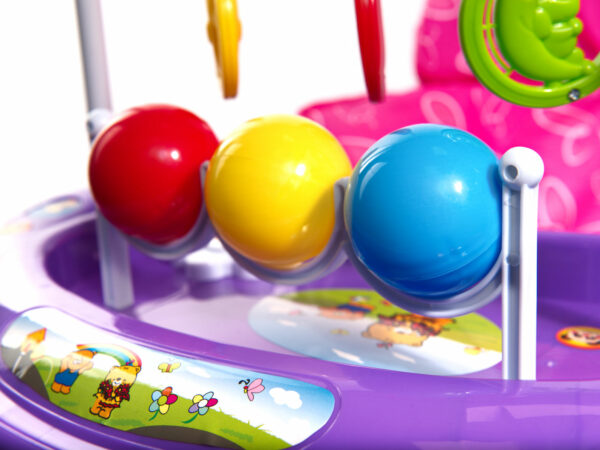 Otroška izobraževalna hojica z igračami in zvoki | vijolična