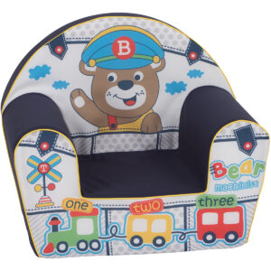 Otroški sedež z medvedkom | črna