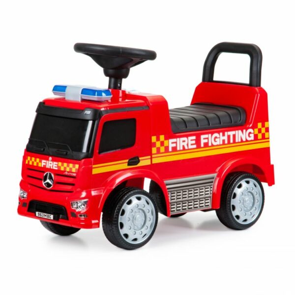Otroški naslonjač - gasilski avto | rdeča