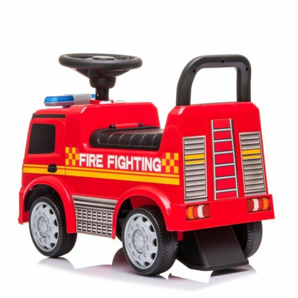 Otroški naslonjač - gasilski avto | rdeča
