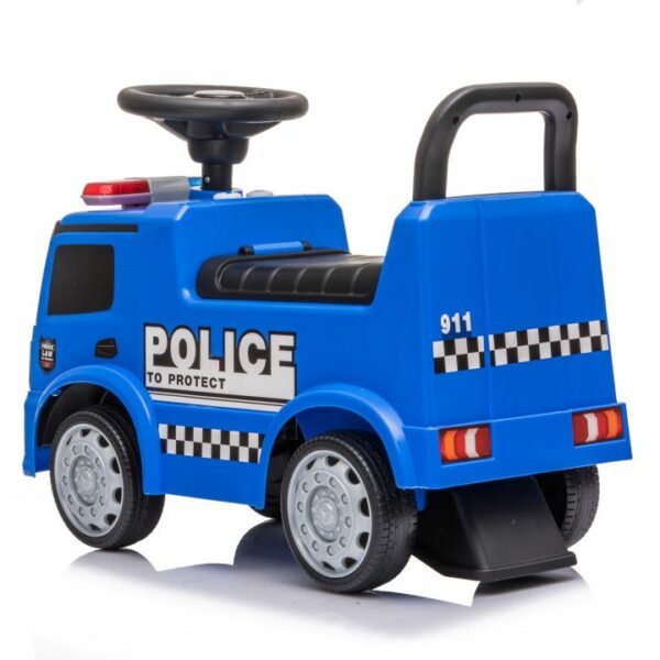 Otroški naslonjač - policijski avto | modra