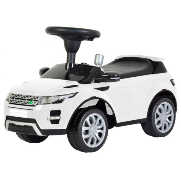 Otroški naslonjač - avto Land Rover | bela