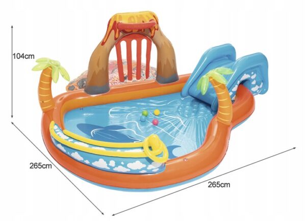 Otroški igralni center z bazenom - 265 x 265 x 104 cm | Bestway 53069