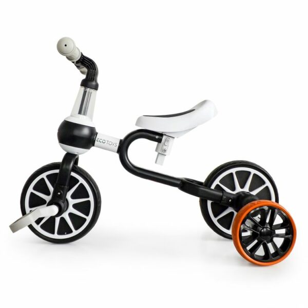 Otroško kolo in skuter s pomožnimi kolesi 4v1 | črna