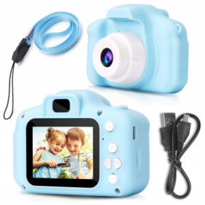 Otroški digitalni fotoaparat HD 1080p + igre | Modra