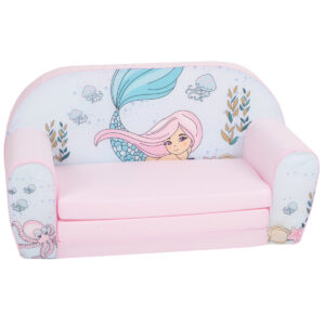 Otroški kavč z morsko deklico | roza