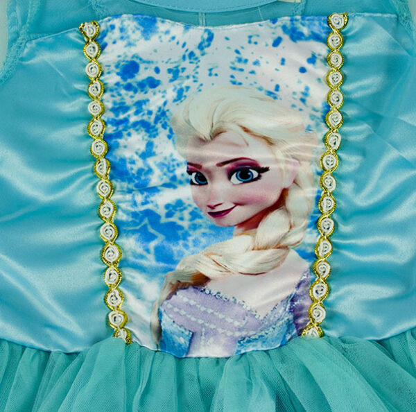 Otroški kostum Elsa - modra | 120 cm