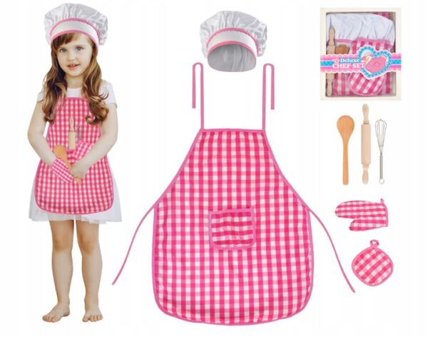 Otroški kuhinjski set 7v1 | roza