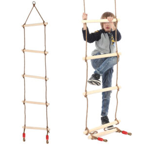 Otroška lestev za plezanje po vrvi - vrtna gugalnica | 190 cm