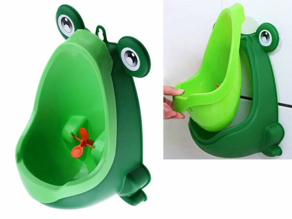 Otroški pisoar - žaba | zelena