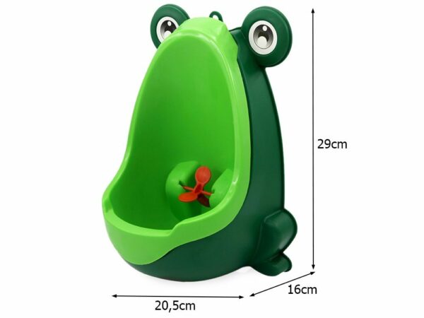 Otroški pisoar - žaba | zelena
