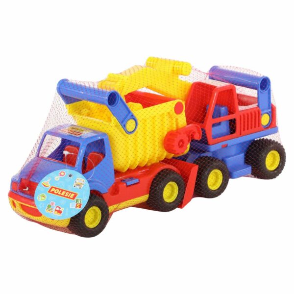 Otroški samovozni tovornjak in bager | WADER 0452