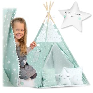 Otroški šotor TeePee - zvezdice | meta