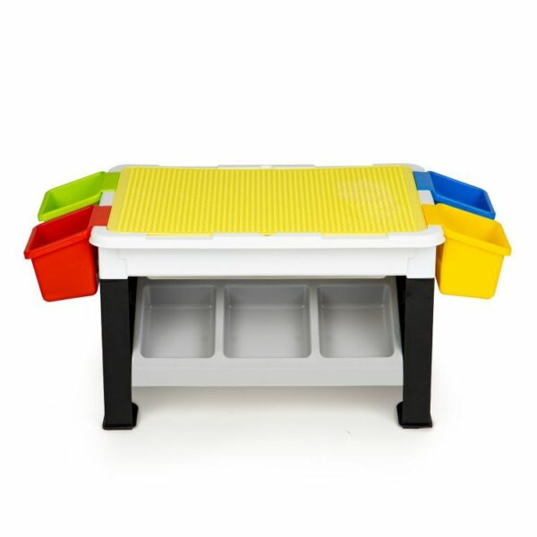 Otroška igralna miza s shrambo | lego