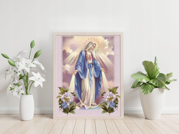 Diamantna slika - Devica Marija | 30x40 cm