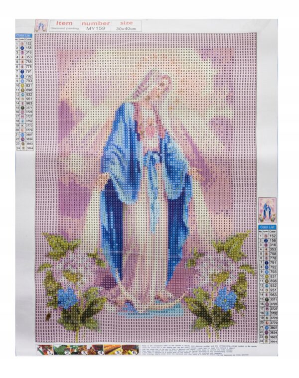 Diamantna slika - Devica Marija | 30x40 cm