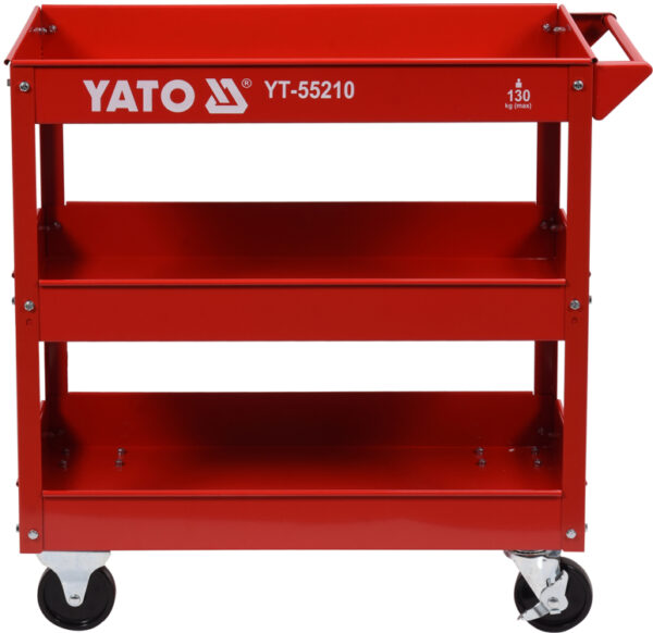 Delovni regalni voziček YATO | 3 police rdeča