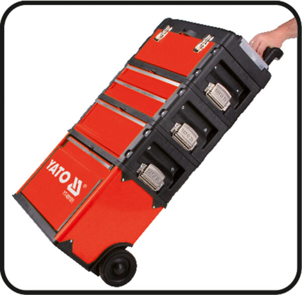 YATO delavniški voziček za orodje | 3 deli, 1 predal