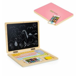Lesen izobraževalni prenosni računalnik s tablo | roza