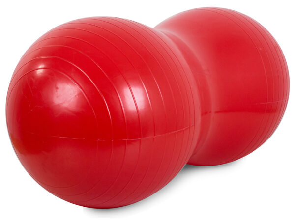 Dvojna žoga za gimnastiko - fitlopta | rdeča