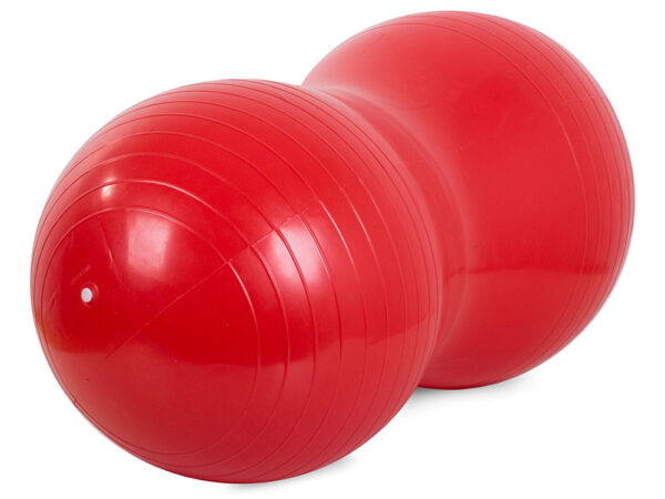 Dvojna žoga za gimnastiko - fitlopta | rdeča