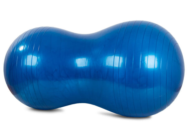Dvojna žoga za gimnastiko - fitlopta | modra