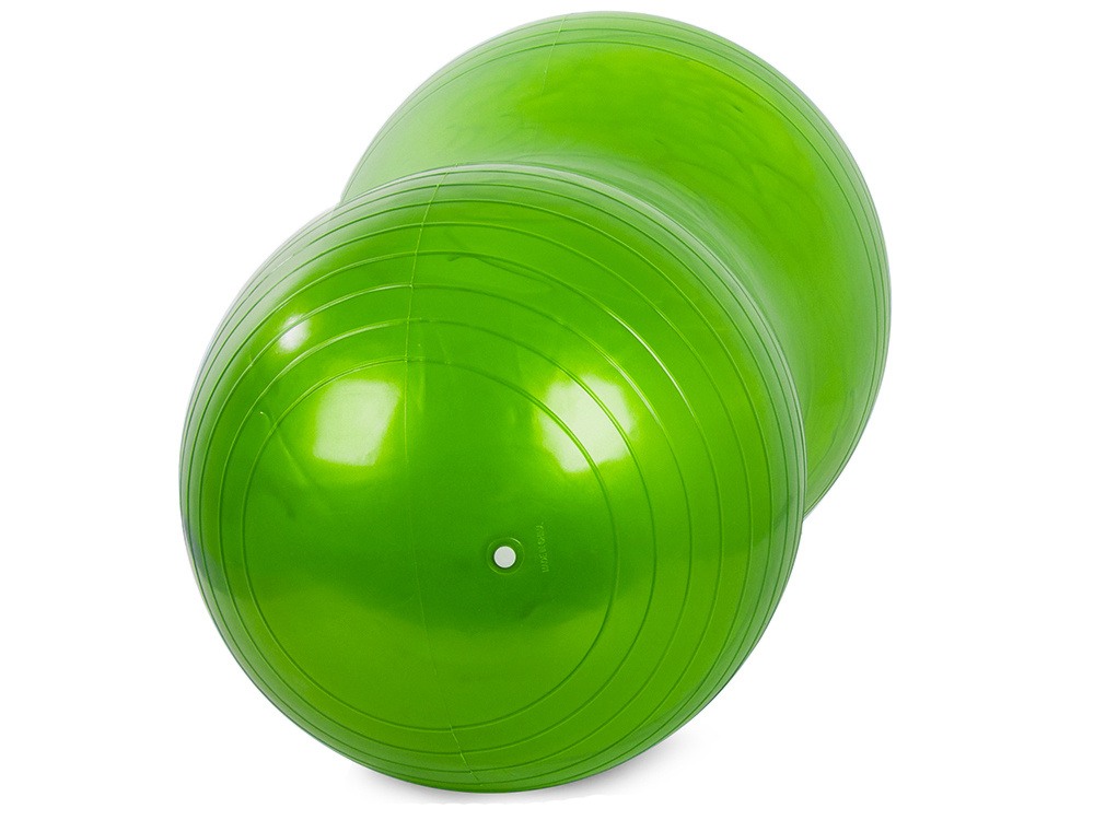 Dvojitá gymnastická lopta na cvičenie – fitlopta zelená 2
