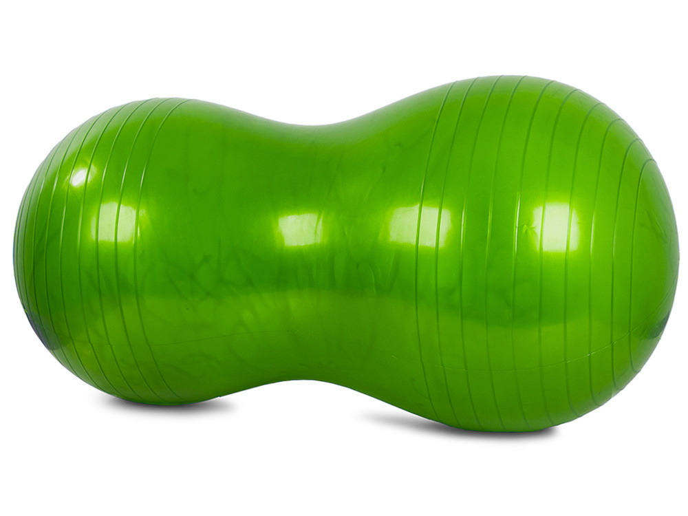 Dvojitá gymnastická lopta na cvičenie – fitlopta zelená 3