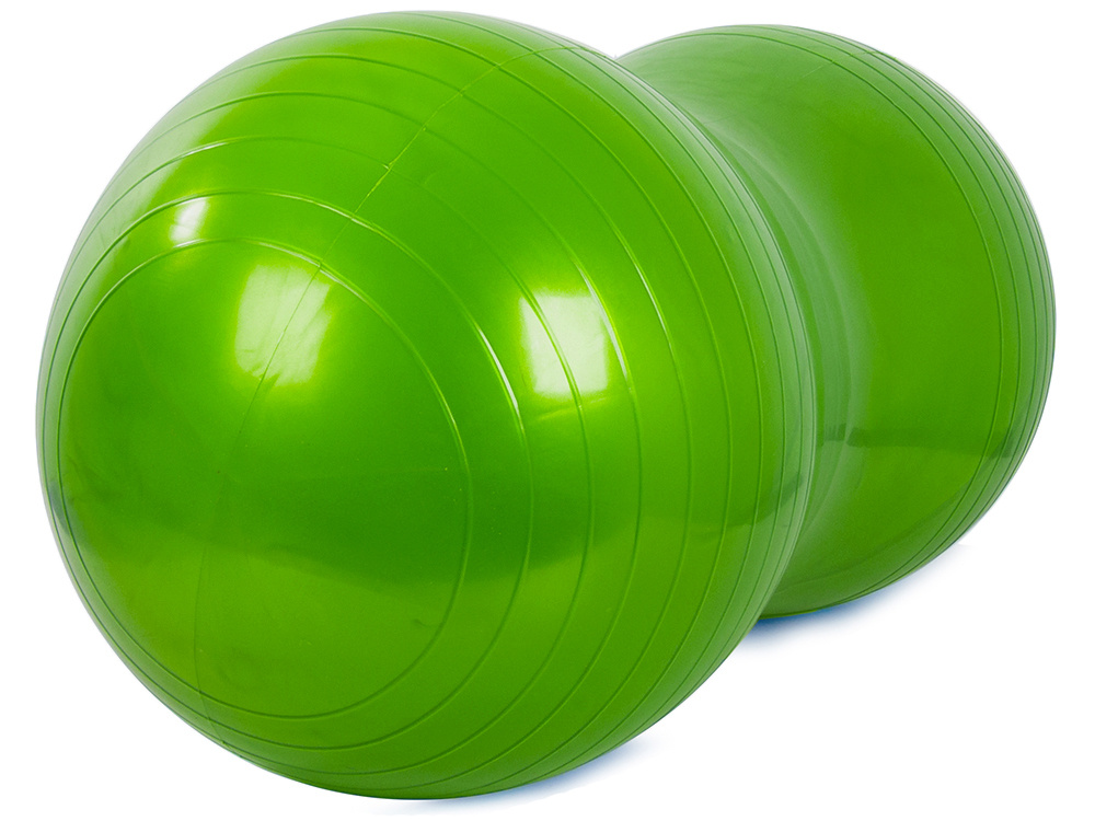 Dvojitá gymnastická lopta na cvičenie – fitlopta zelená 4