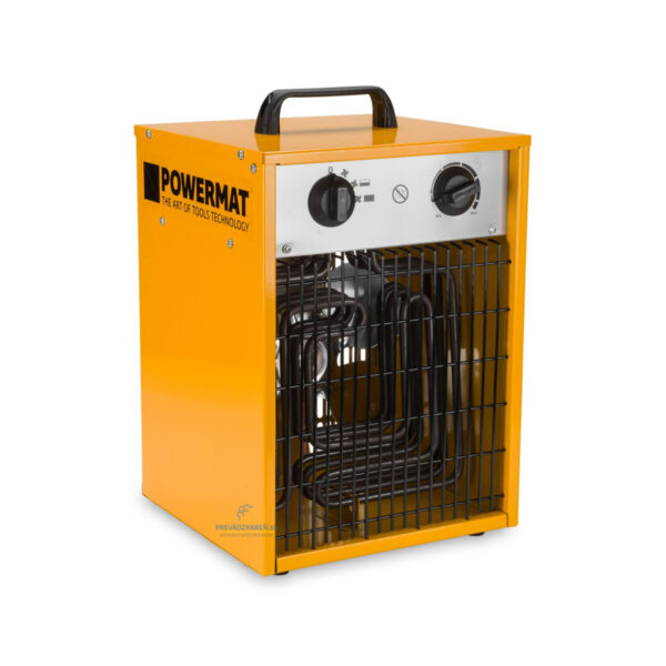Termostat in ventilator električnega grelnika - 6 kW | Powermat PM-NAG-6E