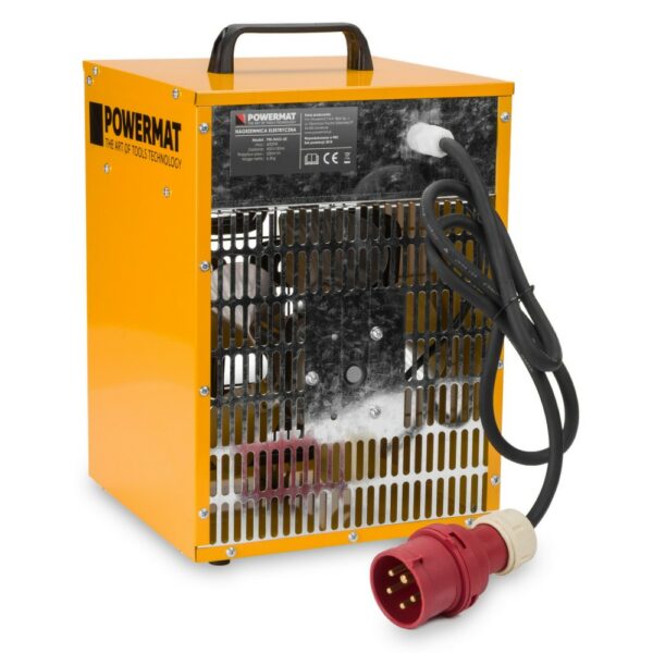 Termostat in ventilator električnega grelnika - 6 kW | Powermat PM-NAG-6E