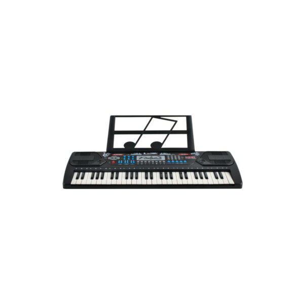 Elektronska klaviatura za otroke 54 tipk + mikrofon | črna